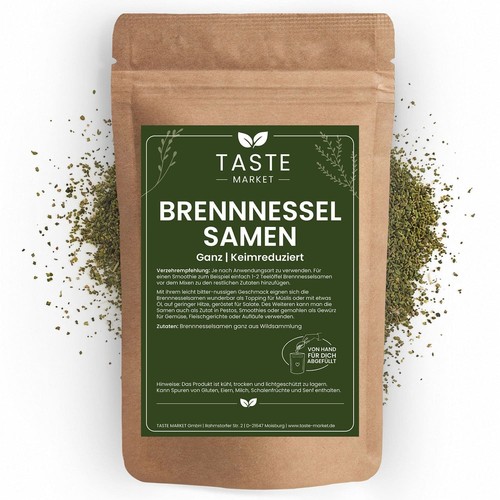 Brennnesselsamen ganz - ganz, |