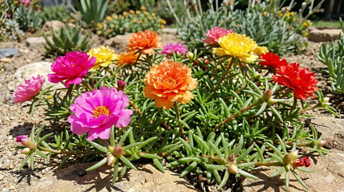 Portulakröschen portulaca - 🌸portulakröschen,