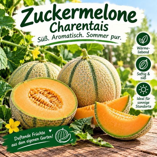 Zuckermelone charentais - zuckermelone,